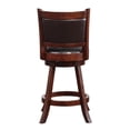 thumbnail image 3 of Boraam Rhea Tabouret Rond Pivotant de 24 Po en Hauteur en Noisette, 3 of 4