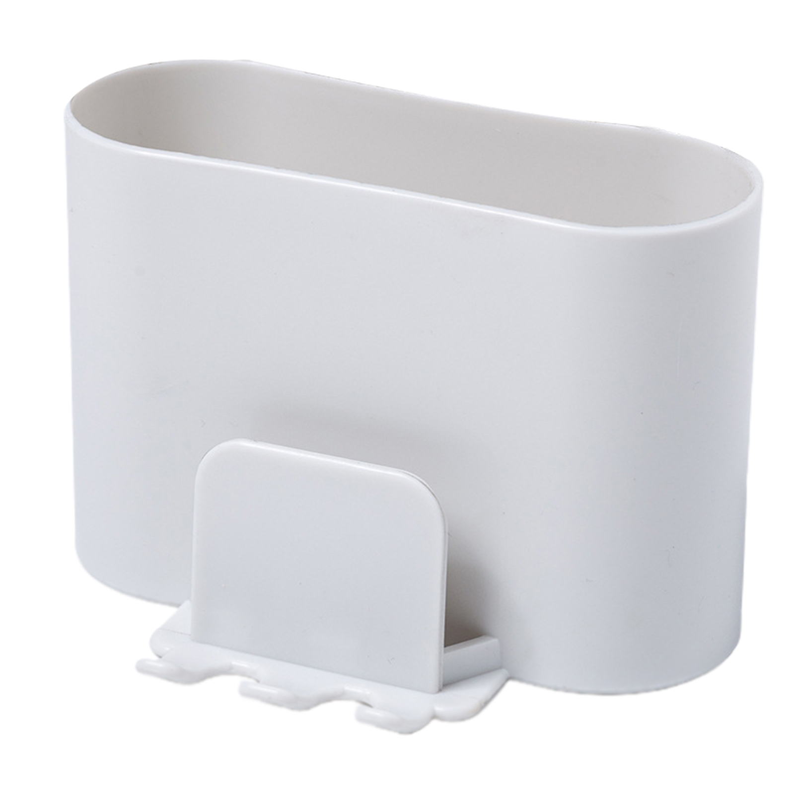 Toothbrush Holder Rack with Cup Holder Adhesive Wallmounted Toothpaste