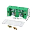 thumbnail image 2 of Unique Bargains 2 Inlet 8 Outlet Terminal Strip Blocks, Single Phase Distribution Block for Meter Box, 2 of 4