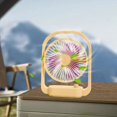 thumbnail image 4 of PATLOLLAV Outdoor Desk Fan Battery Operated,Type-C Portable USB Rechargeable Fan,Personal Handle Small Tabletop Fan,Ultra Quiet Table Fan for Desktop,Home,Travel, 4 of 5