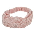 thumbnail image 5 of Unique Bargains 1 Pc Headband Floral Thin Lace Wide Hairband for Women Pink, 5 of 5