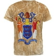 thumbnail image 2 of New Jersey Vintage Distressed State Flag All Over Mens T Shirt Multi LG, 2 of 2