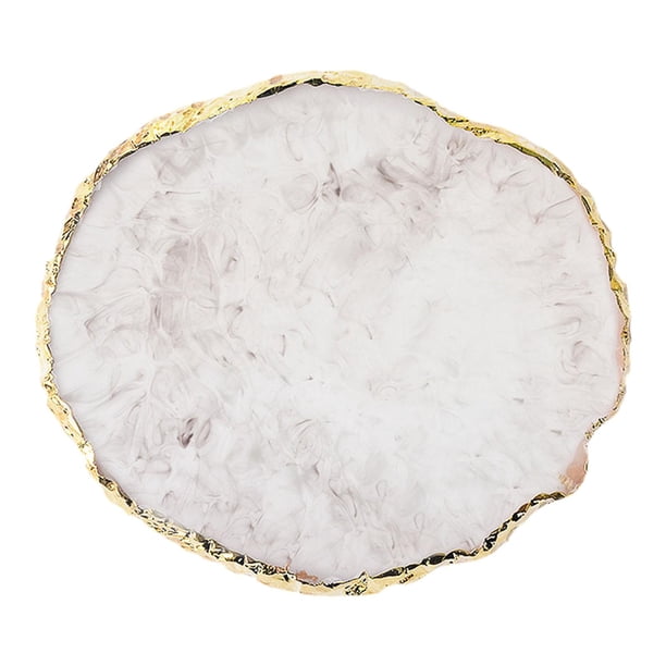 Paleta para Decoración de Uñas, Placa para Mezclar Uñas, Soporte para Uñas, Herramienta de Exhibición, Paleta de Pintura Artística para Uñas Decorativ Gris