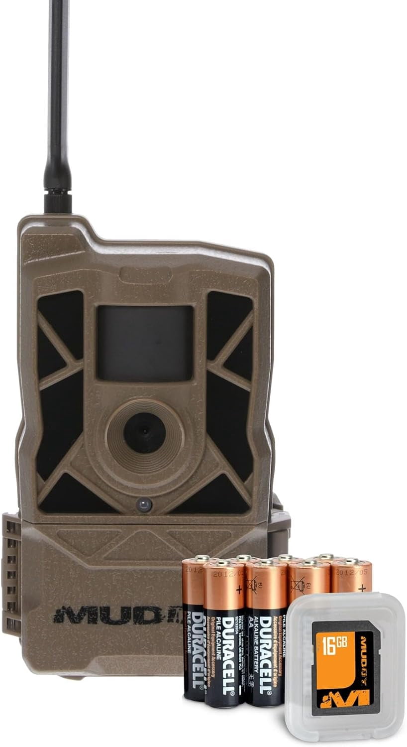 Muddy Morph Cellular AT&T Trail Camera 26 MP with 16GB SD Card & AA Batteries