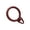 Wine Red, variant on Classic Curtain Accessory Plastic Curtain Hanger Rings, Internal Diameter 3.7 cm, Rose Gold - Set of 30
