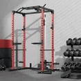 thumbnail image 6 of Yeshouse Home Gym Power Rack - Multi-Functional Cage with Cable System, J-Hooks, and Dip Bars, 6 of 8