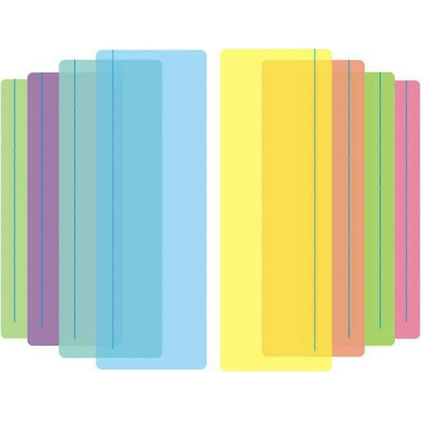 Guided Reading Highlight Strips, Dyslexia Overlay Ruler Reading Rulers ...