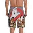 thumbnail image 3 of Ghostbusters Men's Short Pajama Pants Lightweight Daily Lounge Shorts Bottoms Sleepwear Cozy Soft Home Pajama Pants Shorts, 3 of 9