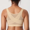 thumbnail image 2 of DELIMIRA Women's Inbarely Plus Posture Bras Front Closure Lightly Padded Wireless Full Coverage Bra, 2 of 6