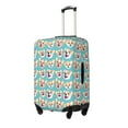 thumbnail image 2 of Bingfone Cute Corgi Head Luggage Cover Washable Suitcase Cover Protector Anti-scratch Suitcase cover Fits 18-32 inch Luggage, 2 of 9