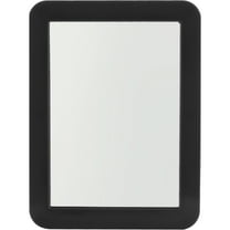 Izeri 1 Pack Heavy Duty Magnetic Mirror 5” x 7” For Cabinets Refrigerators Locker Accessory Use - Black