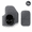Single gray unit with extension strap, variant on Heated Ankle Massager Wrap with 5 Heat Settings, 3 Vibration Levels Electric Foot Brace, High-Contrast LCD Display Comfort Support for Foot Joint Care and Daily Relaxation