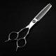 thumbnail image 4 of Juego de tijeras para cortar el cabello, tijeras profesionales de barbero japonesas de acero inoxidable de 6 pulgadas con tijeras de entresacar., 4 of 5
