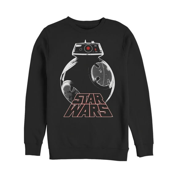 Men's Star Wars The Last Jedi Droid  Sweatshirt Black X Large