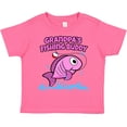 thumbnail image 3 of Inktastic Grandpa's Fishing Buddy (pink) Girls Toddler T-Shirt, 3 of 5