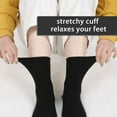 thumbnail image 4 of Myclong Women Thin Cotton Socks, Soft Cotton Bootie Socks Women Above Ankle Crew Socks 5 Pairs, 4 of 12