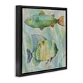 thumbnail image 2 of Stupell Industries Coastal Sweet Fish Duo Watercolor Black Floating Frame Canvas Art, 18 x 18, by Lorenzo Collective, 2 of 8
