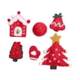thumbnail image 4 of Colgante de Árbol de Navidad Soledad Kit de bricolaje para adornos de fieltro rojo, 4 of 9