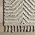 thumbnail image 2 of nuLOOM Briallyn Modern Waves Tassel Area Rug, 4' x 6', Briallyn Beige, 2 of 9