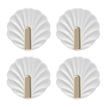

Tanuke Clearance 4 Hooks Creative Adhesive Hook Door Hook Towel Hook Wall Hook Bathroom Towel Hook Kitchen Key Clothes Organizer 1×Hook (4 Pieces) Clearance Sale