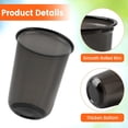 thumbnail image 3 of PYYNA-Jycnolm 50 Pcs Black Plastic Cups, 16 Oz Disposable Stemless Wine Glasses Cocktail Black Party Cups for Meeting Birthday Party Holiday Gatherings, 3 of 3