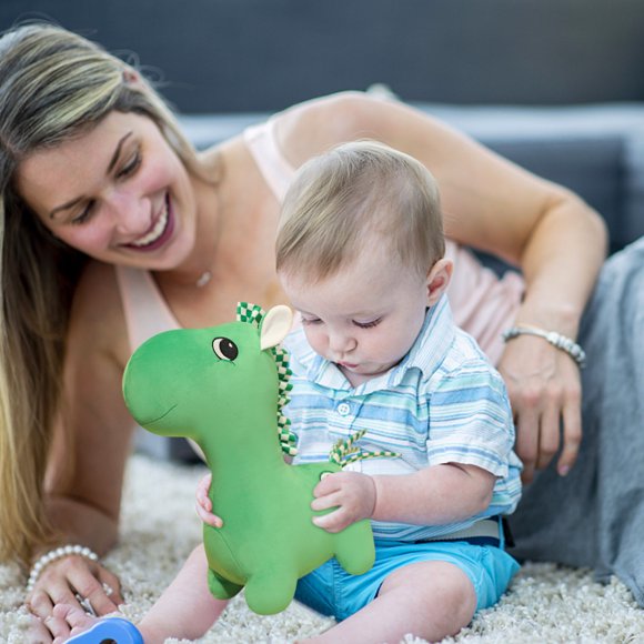 Cyber and Monday Deals 2023 Toys Green Horse Doll Pendant Plush Toy Doll Doll Plush Toy Soft Stuffed Sleeping Toys For Girls Boys 3-6 Years
