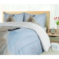 thumbnail image 5 of Ambesonne Zoo Duvet Cover Sets, White Polar Bear on Ice, 2-King, Pale Blue Cream White, 5 of 7