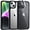 C-Black, variant on 5 in 1 for iPhone 14 Plus Case [Not Yellowing], with 2 Tempered Glass Screen Protectors 2 Camera Lens Protectors [Military Grade Protection] Shockproof Slim iPhone 14 Plus Case 6.7 Inch,Clear