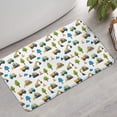 thumbnail image 2 of Cartoon Construction Vehicles Trees Bathroom Rugs Mat,Non Slip Microfiber Bathroom Rug,Rubber Backing,Soft Bathroom Mats for Bathroom Floor,Tub and Shower,17x30in(43x75cm), 2 of 5