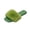 Green, variant on Women Winter Slide Sandals Open Toe Fluffy House Slippers with Thick Sole for Indoor Outdoor