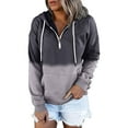 thumbnail image 2 of Vedolay Women T Shirts Casual Women's Crew Neck Sweatshirt Pullover Long Sleeve Sweatshirts,Gray L, 2 of 4