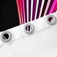thumbnail image 4 of Erosebridal Abstract Butterfly Curtains Pack of 2 (52x84), Geometry Lines 30%-50% Black Out Curtains, Hot Pink, 4 of 6
