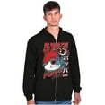 thumbnail image 4 of The Smurfs Cool Kanji Big Poppa Zip Hoodie Sweatshirt Men Brisco Brands M, 4 of 6