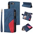 thumbnail image 1 of Compatible with iPhone 8/ 7 Wallet Case with Card Slots PU Leather Zipper Flip Folio Cover, 1 of 5