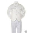 thumbnail image 5 of Baby Toddler Kid Teen 1st Communion Wedding Formal White Tuxedo Boy Suit sz S-20, 5 of 5