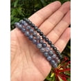 thumbnail image 5 of Iolite Crystal Bead Bracelet 5-9mm, Wholesale Genuine Iolite Stretch Gemstone Bracelet, Gift for Men & Women (5), 5 of 8