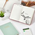 thumbnail image 6 of PU Leather Reading Journal Planner Notebook, Daily Notepad For Book Lovers, 176 Pages Assorted Colors (Purple, 21*14.8), 6 of 7