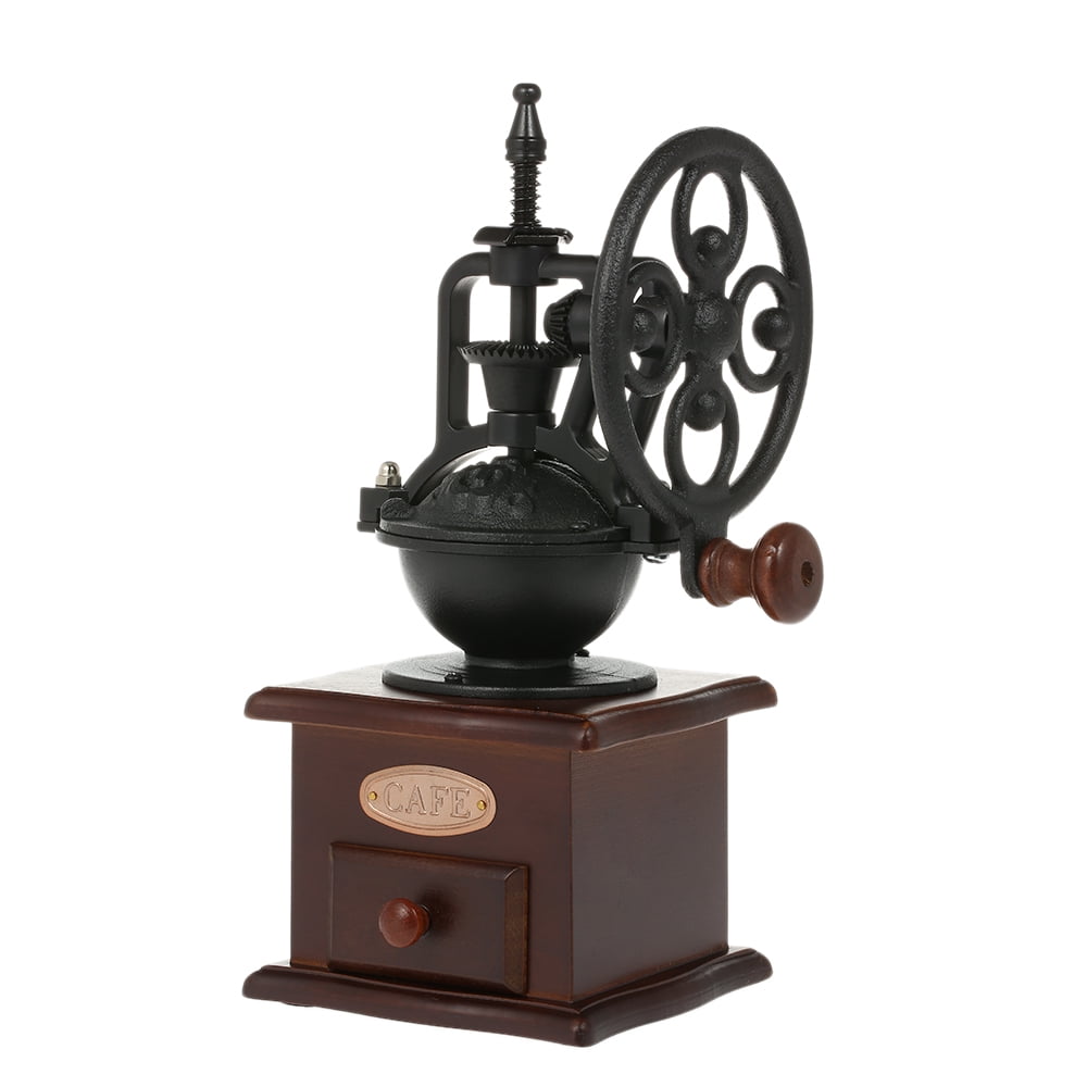 antique manual coffee grinder