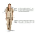 thumbnail image 6 of ACTIVE UNIFORMS Women Scrub Set Medical Scrub Top and Pants (Orang, X-Small), 6 of 6