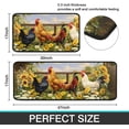 thumbnail image 3 of Rooster Kitchen Mats for Floor Kitchen Rugs Sets of 2 Non Slip Washable Sunflower Kitchen Rugs Anti Fatigue 47x17 Inch and 29x17, 3 of 6