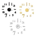 thumbnail image 6 of DIY Wall Clock Frameless Mirror Wall Clock Large Mute Wall Stickers for Living Room Home Decorations, 6 of 7