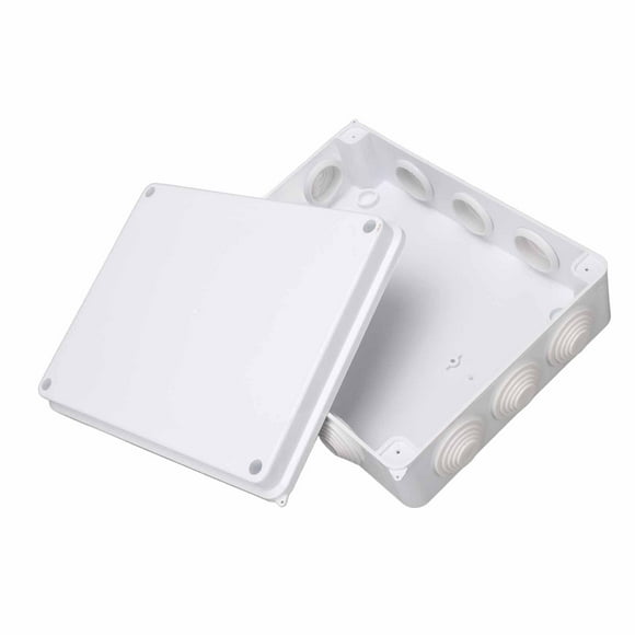 Project Case, Excellent Electrical Insulation Impact Resistant IP65 ABS 255x200x80mm Electronic Box Pre Drilled  for Residential Wiring