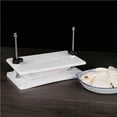 thumbnail image 4 of Yuarrent Prensa de tofu con placas curvas, escurridor, placa de presión, utensilios manuales blancos de cocina, herramientas de molde de tablero hechas a Cocina y Comedor Yuarrent HA030427-00, 4 of 6