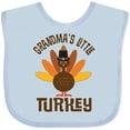 thumbnail image 3 of Inktastic Thanksgiving Grandma Little Turkey Boys or Girls Baby Bib, 3 of 4