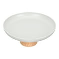 thumbnail image 5 of Monyance wood dessert tray Bowl Cake Dessert Stand Fruit Holder Display Tray Footed Serving Centerpiece Plate Dome Appetizer Dish Basket Salad Nuts(7.87X7.87X3.54Inches), 5 of 10