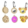 thumbnail image 4 of Funda De Silicona Compatible Con Airtag Con Anillo De Llavero Funda Protectora De Dibujos Animados Vogacara EL017812-01, 4 of 5