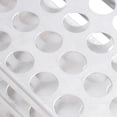 thumbnail image 2 of OUNONA Test Tube Rack Organizer for Laboratory Storage Use Made of Aluminum Silver Color 40x15.5, 2 of 8