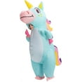 thumbnail image 4 of Joyfy Inflatable Costume for Kids, Full Body Unicorn Costume, Unicorn Air Blown Costume, Unicorn Halloween Costume for Boys and Girls Dress Up Party, 4 of 6