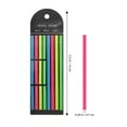 thumbnail image 2 of Juego de 6 tiras resaltadoras largas y cortas para anotar libros., 2 of 7