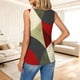 thumbnail image 5 of TaTaai Women's Fashion Printed Irregular Neck Hollow Out Sleeveless Tank Tops Pa Style Button Solid Color Casual Vests for All Seasons Gift, 5 of 8